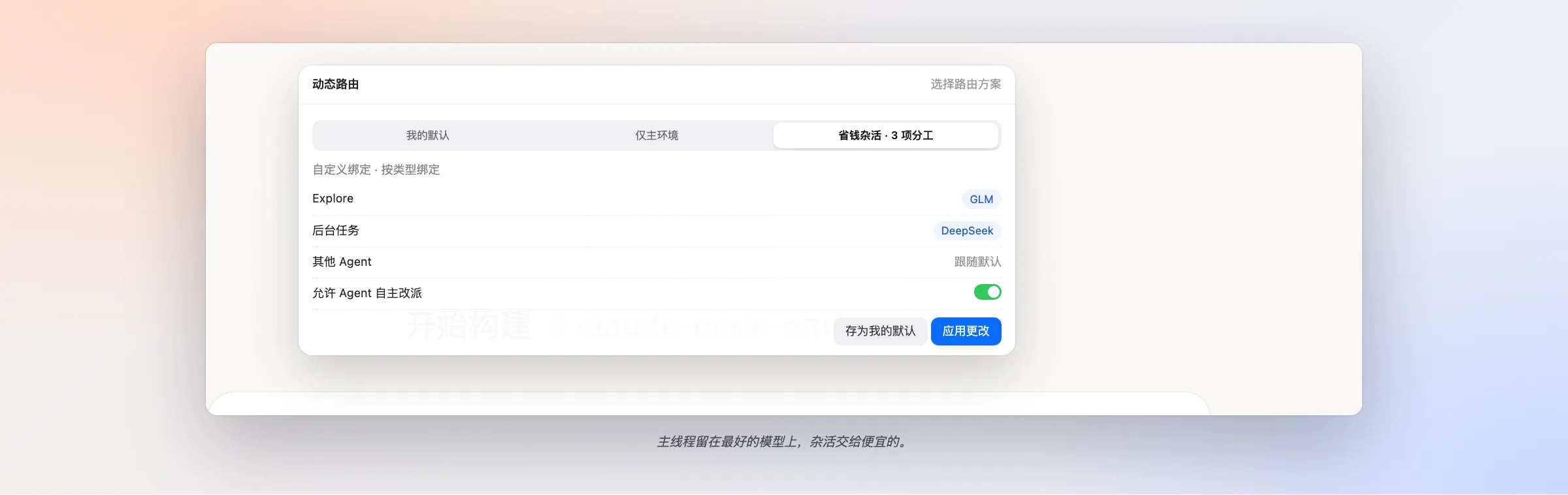 Dynamic routing popover